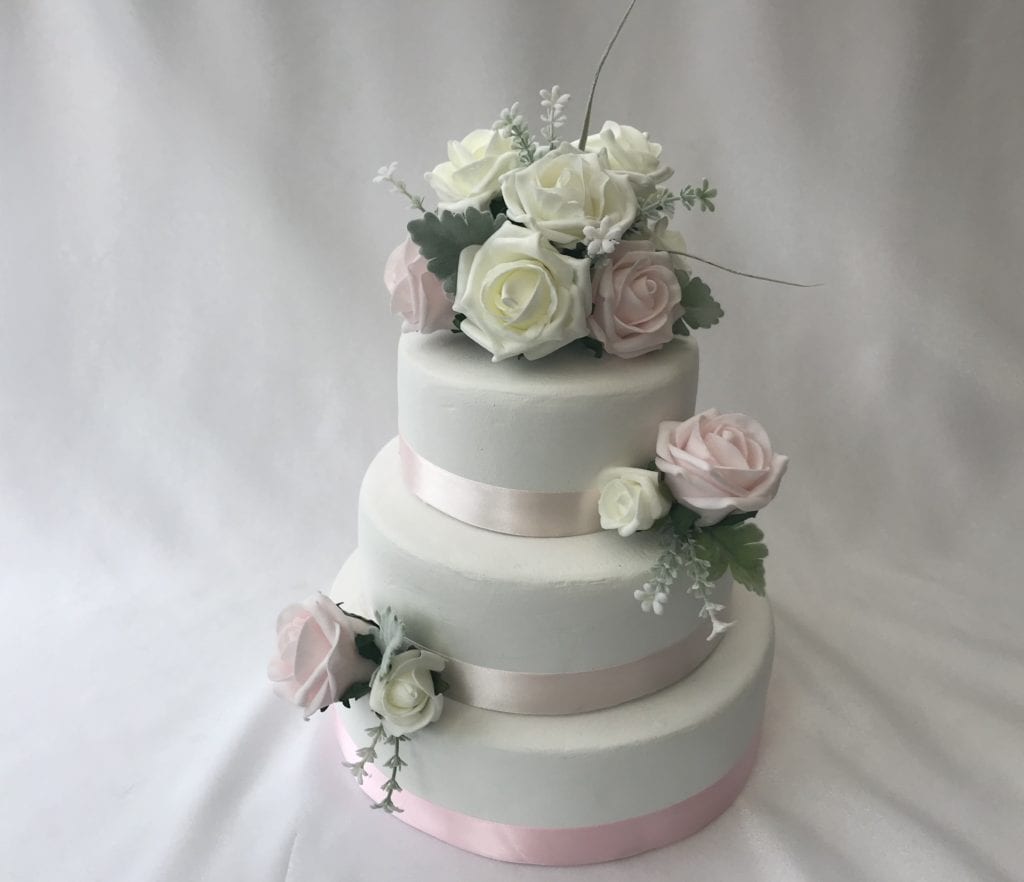 Artificial Wedding Cake Topper Rose BEAUTIFUL BOUQUETS