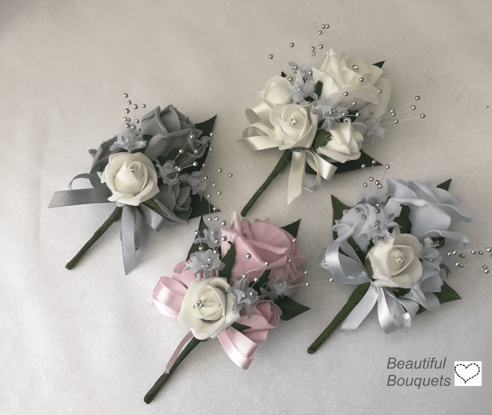 Buttonhole Ladies Pin on Wedding Corsage