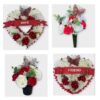 Artificial Christmas grave cemetery grave wreath