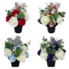 Artificial Christmas grave cemetery grave pots