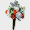 Artificial grave flower spikes orange