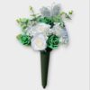 Artificial grave flower spikes green