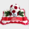 Christmas football grave pillow