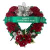 Christmas grave wreath