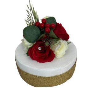 Christmas cake topper